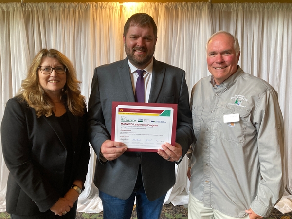 Jonah Olson, Resource Conservation Technician Graduates from Statewide Leadership Program